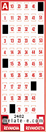 Volante ganador del sorteo 2482 de Revancha