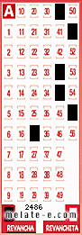 Volante ganador del sorteo 2486 de Revancha