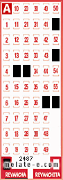 Volante ganador del sorteo 2487 de Revancha