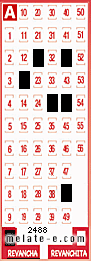 Volante ganador del sorteo 2488 de Revancha