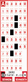 Volante ganador del sorteo 2492 de Revancha