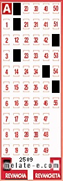 Volante ganador del sorteo 2509 de Revancha