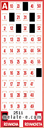 Volante ganador del sorteo 2511 de Revancha