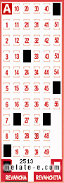 Volante ganador del sorteo 2513 de Revancha