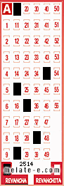 Volante ganador del sorteo 2514 de Revancha