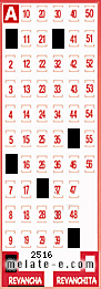 Volante ganador del sorteo 2516 de Revancha