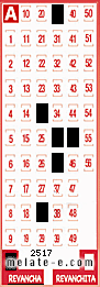 Volante ganador del sorteo 2517 de Revancha