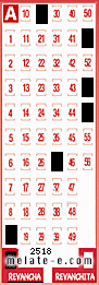 Volante ganador del sorteo 2518 de Revancha