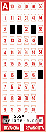 Volante ganador del sorteo 2520 de Revancha