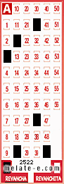 Volante ganador del sorteo 2522 de Revancha