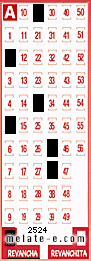 Volante ganador del sorteo 2524 de Revancha