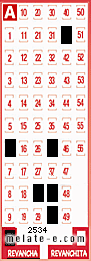 Volante ganador del sorteo 2534 de Revancha
