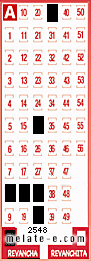 Volante ganador del sorteo 2548 de Revancha