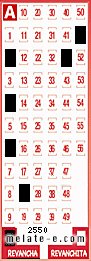 Volante ganador del sorteo 2550 de Revancha