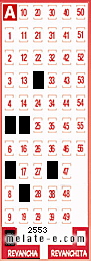 Volante ganador del sorteo 2553 de Revancha