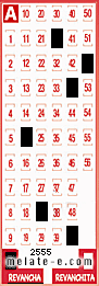 Volante ganador del sorteo 2555 de Revancha