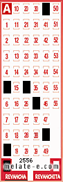 Volante ganador del sorteo 2556 de Revancha