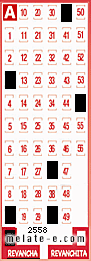 Volante ganador del sorteo 2558 de Revancha
