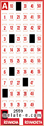 Volante ganador del sorteo 2559 de Revancha