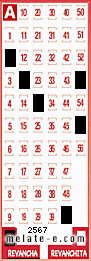 Volante ganador del sorteo 2567 de Revancha