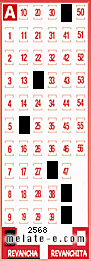 Volante ganador del sorteo 2568 de Revancha