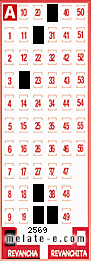 Volante ganador del sorteo 2569 de Revancha