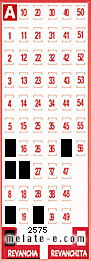 Volante ganador del sorteo 2575 de Revancha