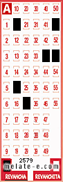 Volante ganador del sorteo 2579 de Revancha