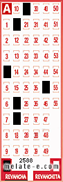 Volante ganador del sorteo 2588 de Revancha