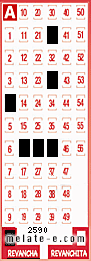 Volante ganador del sorteo 2590 de Revancha
