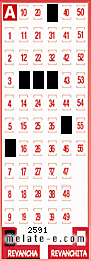 Volante ganador del sorteo 2591 de Revancha