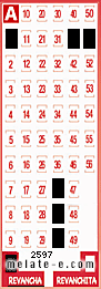 Volante ganador del sorteo 2597 de Revancha