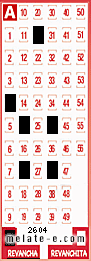 Volante ganador del sorteo 2604 de Revancha