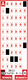 Volante ganador del sorteo 2611 de Revancha