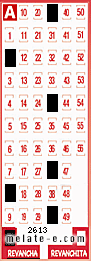 Volante ganador del sorteo 2613 de Revancha