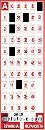Volante ganador del sorteo 2615 de Revancha