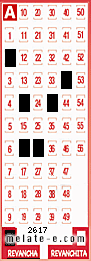 Volante ganador del sorteo 2617 de Revancha