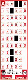Volante ganador del sorteo 2621 de Revancha