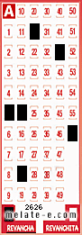 Volante ganador del sorteo 2626 de Revancha