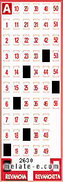 Volante ganador del sorteo 2630 de Revancha