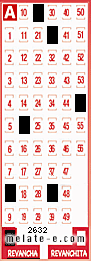 Volante ganador del sorteo 2632 de Revancha