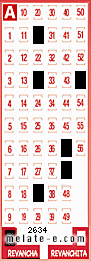Volante ganador del sorteo 2634 de Revancha