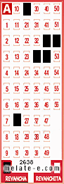 Volante ganador del sorteo de Revancha con fecha del domingo  17 de marzo de 2013