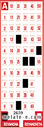 Volante ganador del sorteo 2639 de Revancha