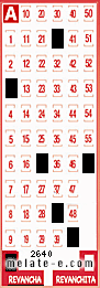 Volante ganador del sorteo 2640 de Revancha