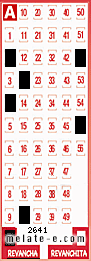 Volante ganador del sorteo 2641 de Revancha