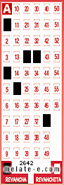 Volante ganador del sorteo 2642 de Revancha