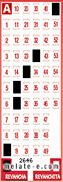 Volante ganador del sorteo 2646 de Revancha
