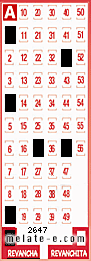 Volante ganador del sorteo 2647 de Revancha