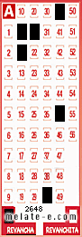 Volante ganador del sorteo 2648 de Revancha